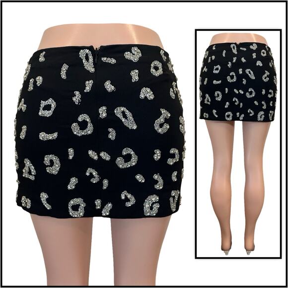 ONE OF A KIND SAMPLE Retrofête KENDALL Mini Skirt SZ L $698 NWOT - Picture 7 of 13